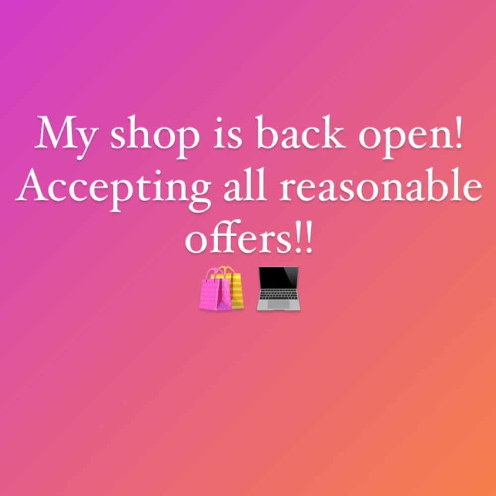 Shop is back open